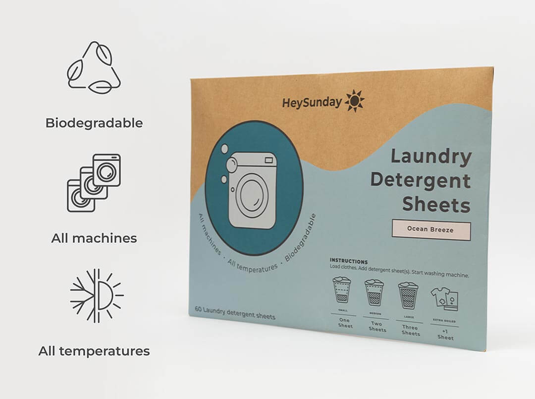 Alternative view of Detergent Sheets from Laundry Collection