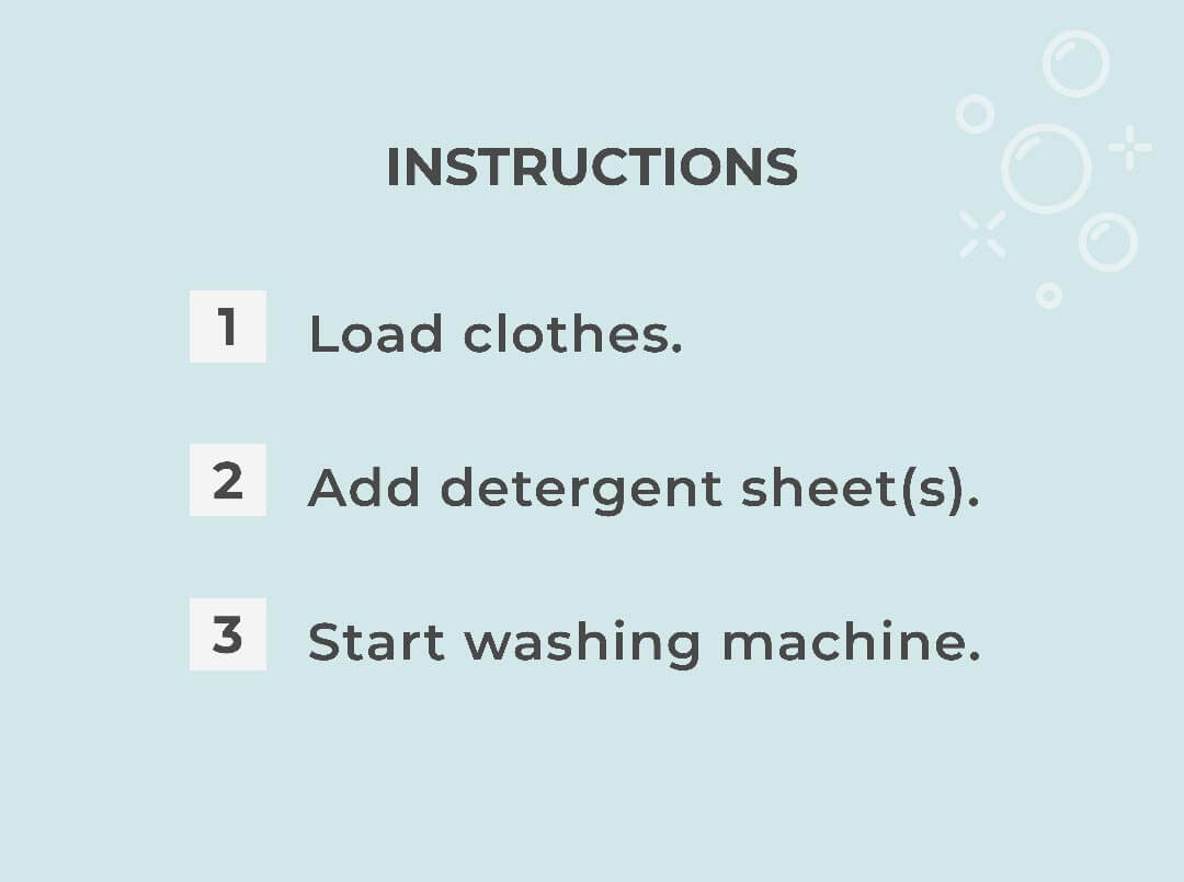 Detergent Sheets from Laundry Collection - Image 3